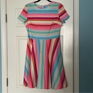 SHEIN rainbow striped dress